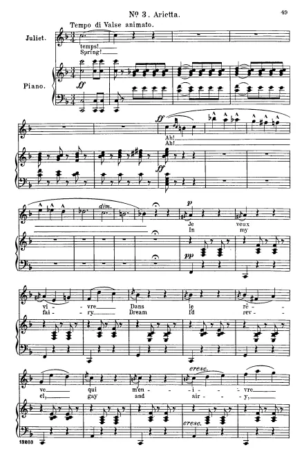 Complete Score (, transposed)