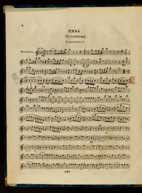 Clarinet 1 (C, B, A)