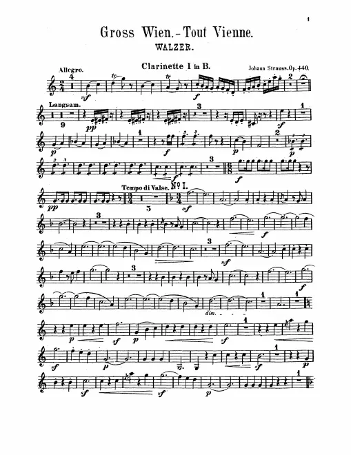 Clarinet 1, 2 (B♭)