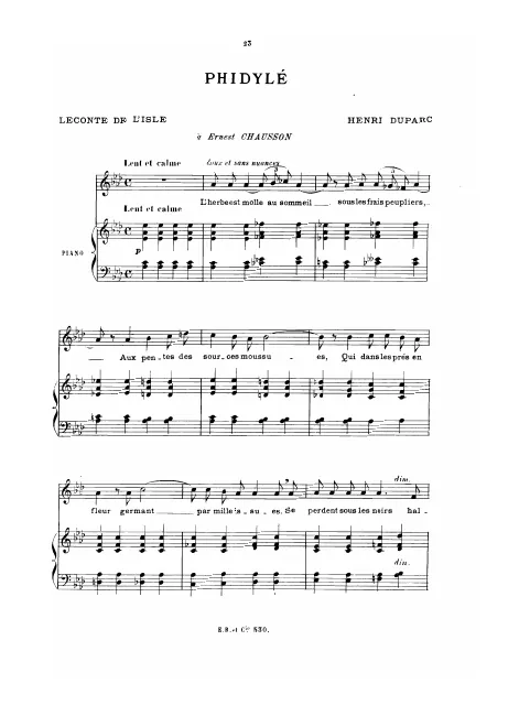 Complete Score (Original key, high voice)