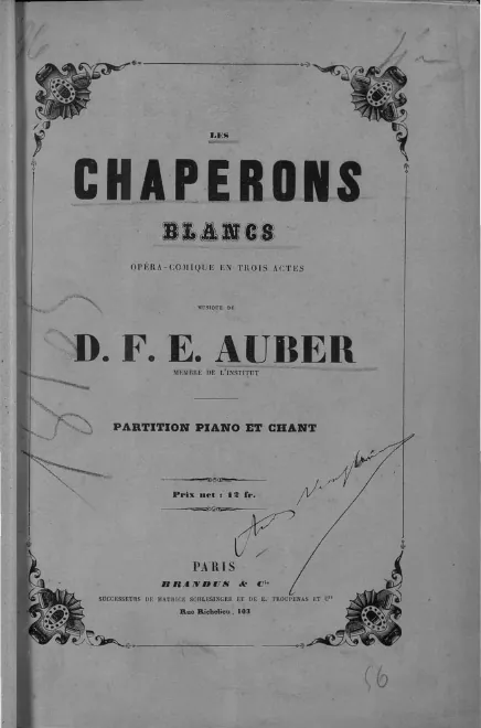 Preliminaries Overture Act I (Nos. 13)