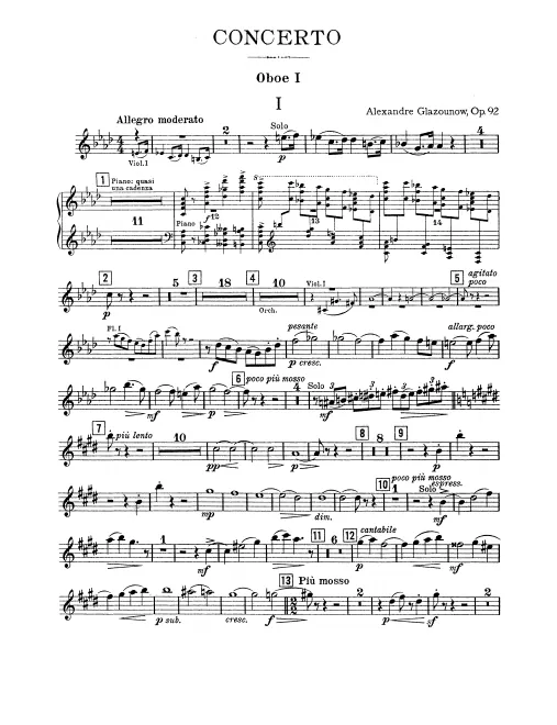 Oboe 1, 2
