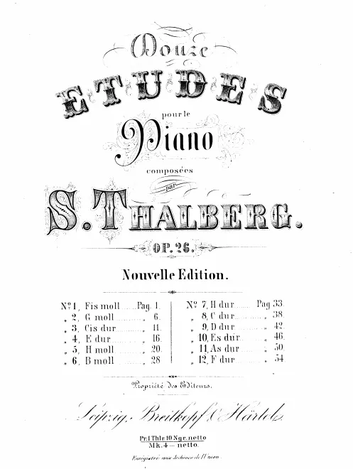Etude No.1 in F♯ minor: Le trille
