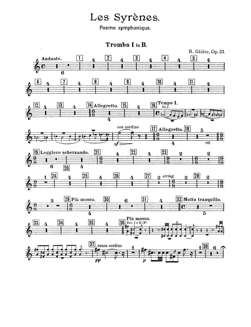 Trumpet 1, 2, 3 (B)