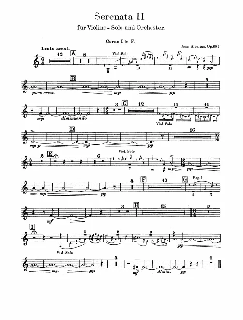 Horn 1, 2, 3, 4
