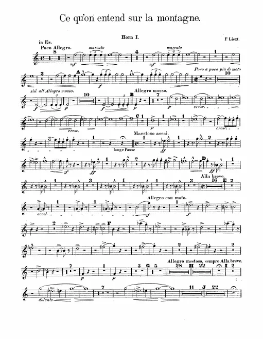 Horn 1, 2, 3, 4 (E♭)