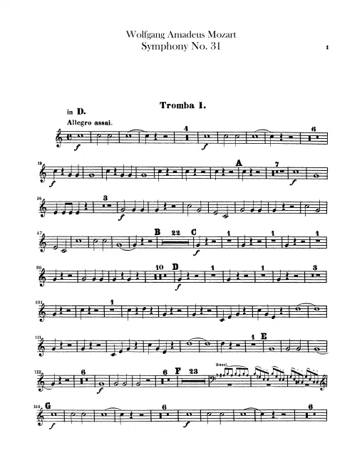 Trumpet 1, 2 (D)