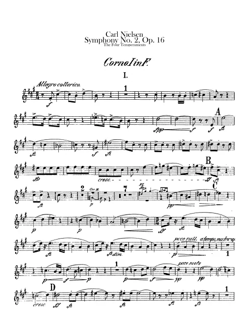 Horn 1, 2 (F)