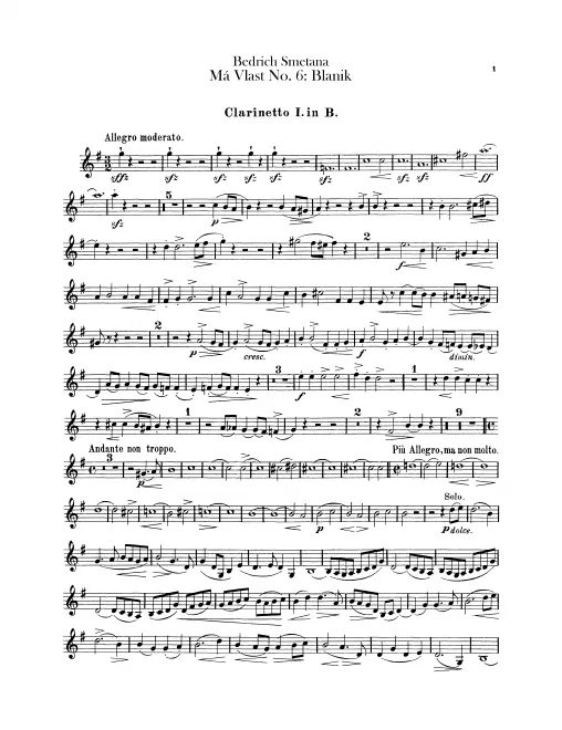 Clarinets 1, 2 (B♭)