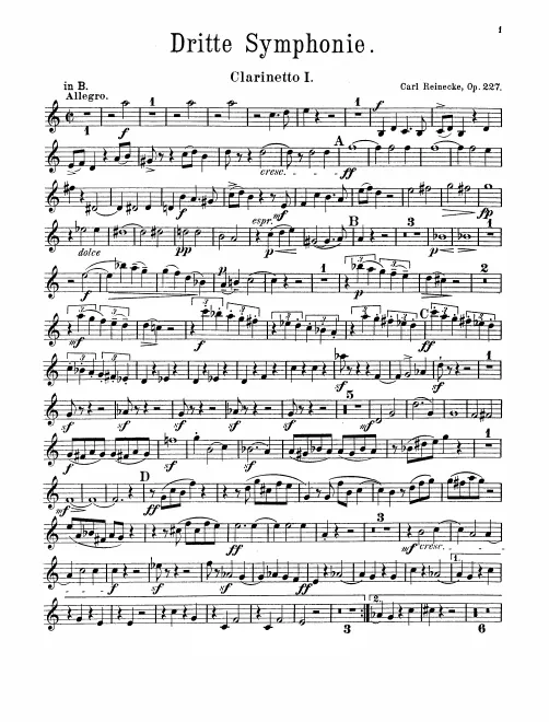 Clarinet 1, 2 (B♭)
