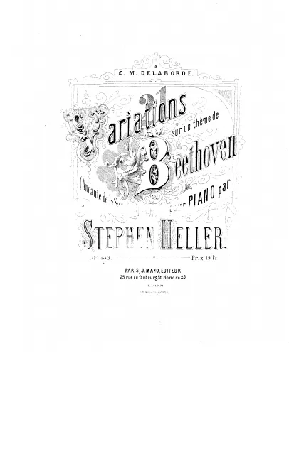 Piano score