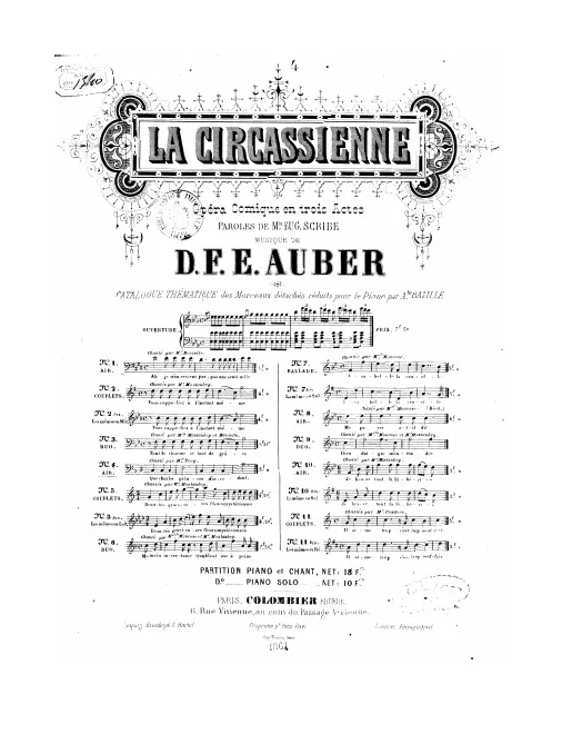 No.4, Air: "Que chez les princes d'occident" (Act II, No.9c)