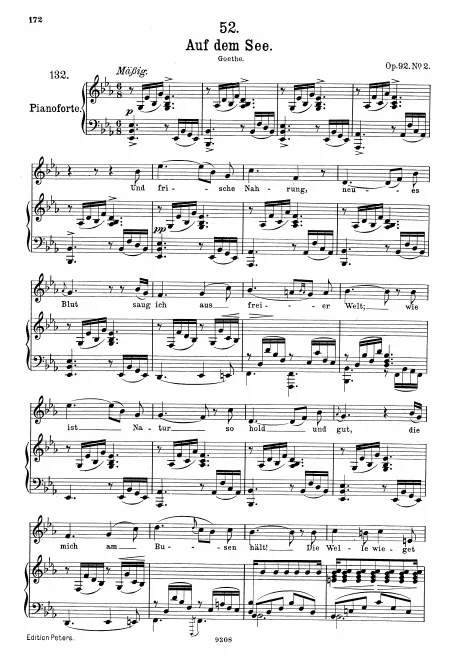 Complete Score (Original / High Voice, E♭ major)