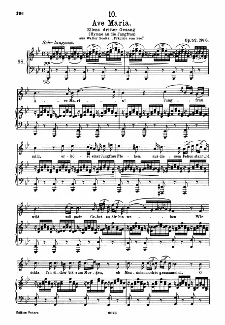 Complete Score (original/high voice, in B♭ major)