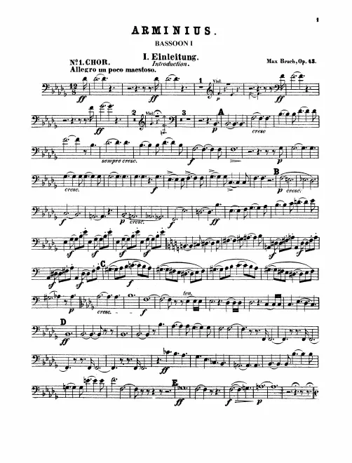 Bassoon 1, 2