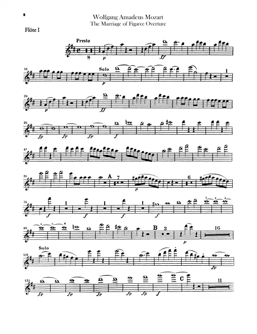 Flute 1, 2