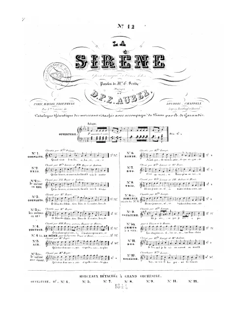 No.12, Vocalise: "Voyez vous là bas"