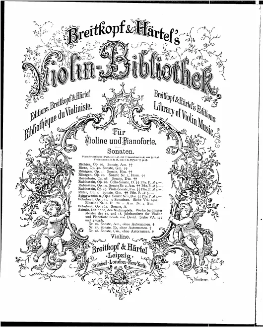 Piano Score and Violin Part