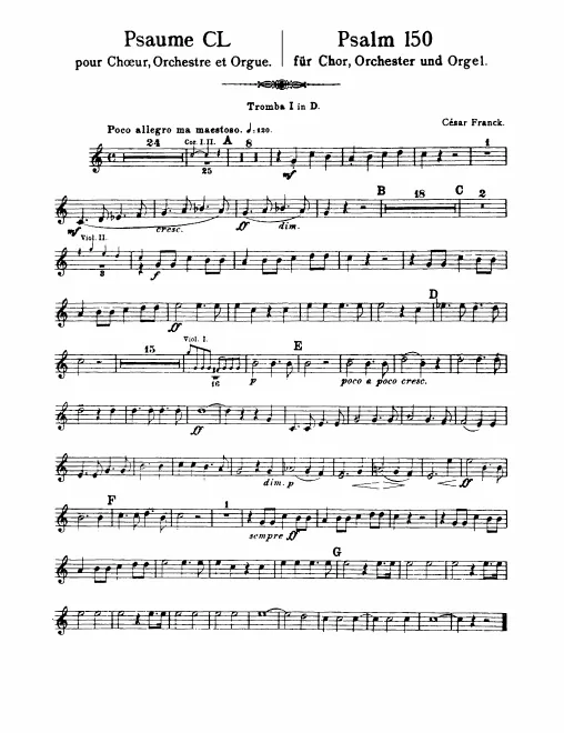 Trumpet 1, 2 (D)