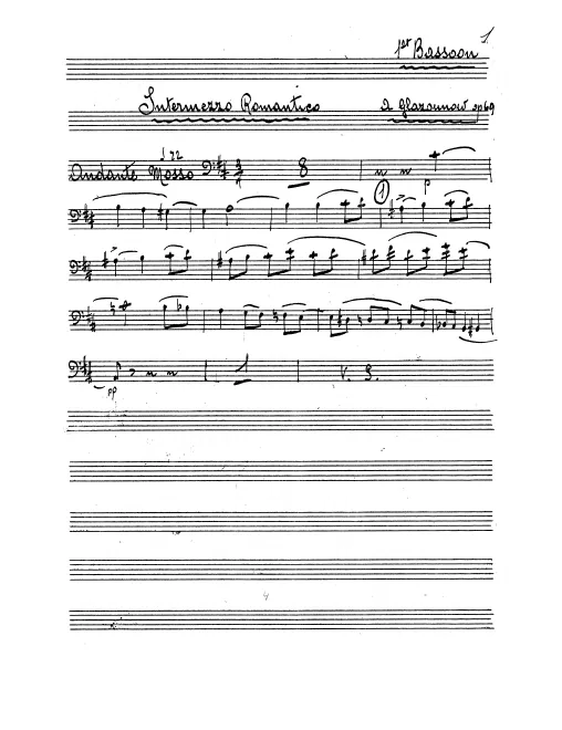 Bassoon 1, 2