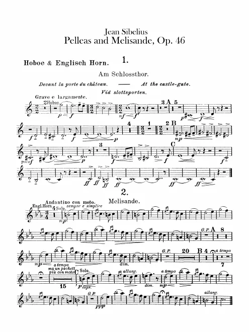 Oboe (also English Horn)