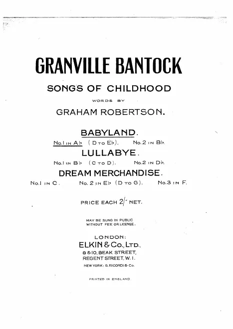 1. Babyland (A♭ major, low)