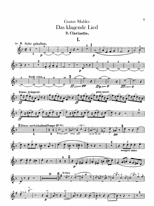 Clarinet 2 (B♭/A/ C)