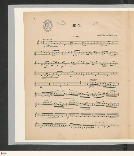 Nos.4-9 (Violin Part)