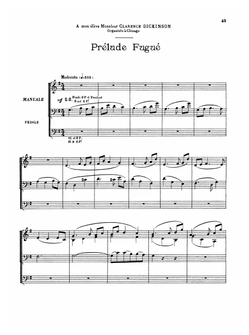 14. Prélude fugué