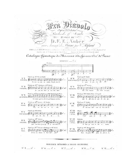 13. Prière: "Ô sainte Vierge" (Act III, No.13b)