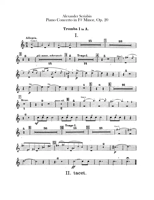 Trumpet 1, 2 (A)
