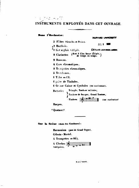Instrumentation, Prologue