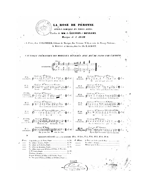 No.2, Duo: "La voilà quel bonheur" (Rosine/Le Chevalier)