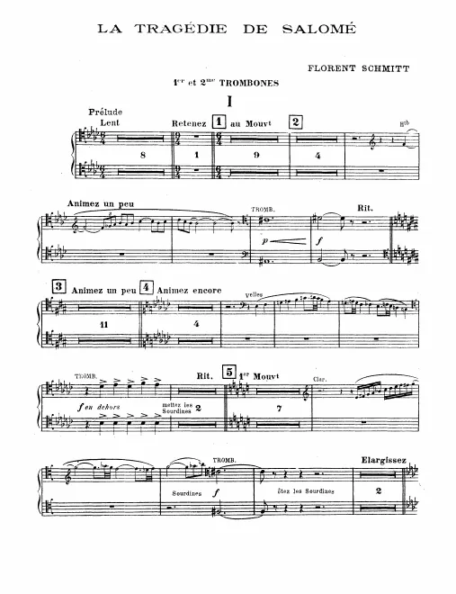 Trombone 1/2, 3, Tuba