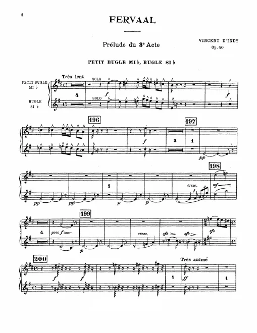 Small Bugle (E)/Bugle (B)
