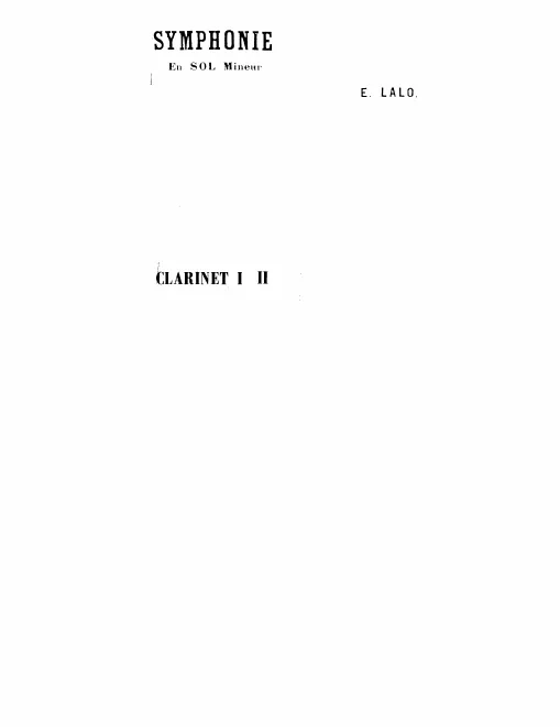 Clarinet 1/2 (A/B♭)