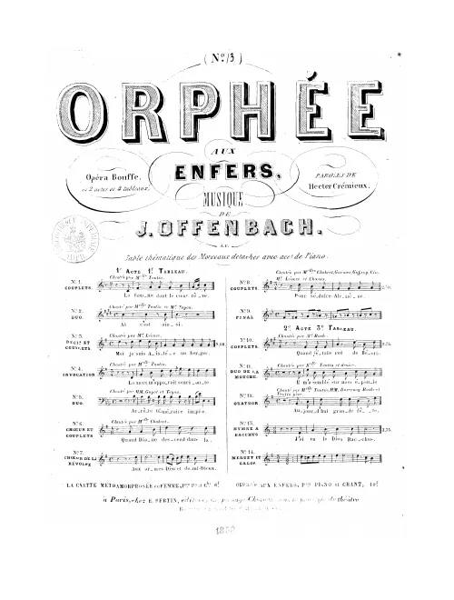 No.13, Hymne à Bacchus (Act II, No.14 bis )