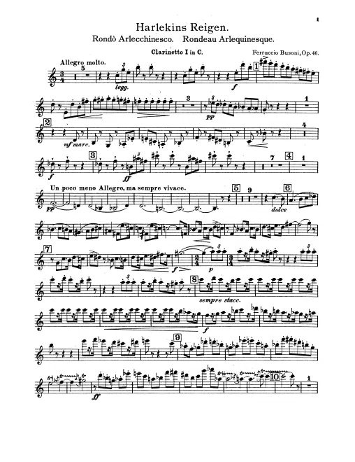 Clarinet 1, 2 (C)