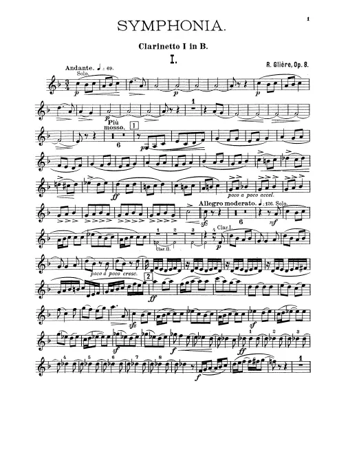 Clarinet 1, 2 (B♭)