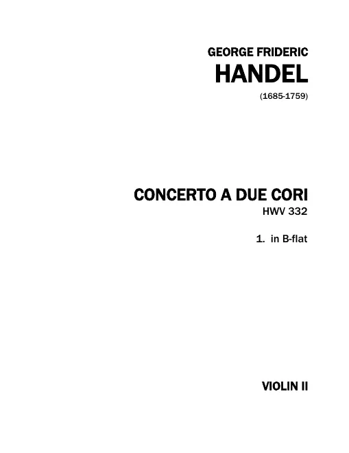 Violins II