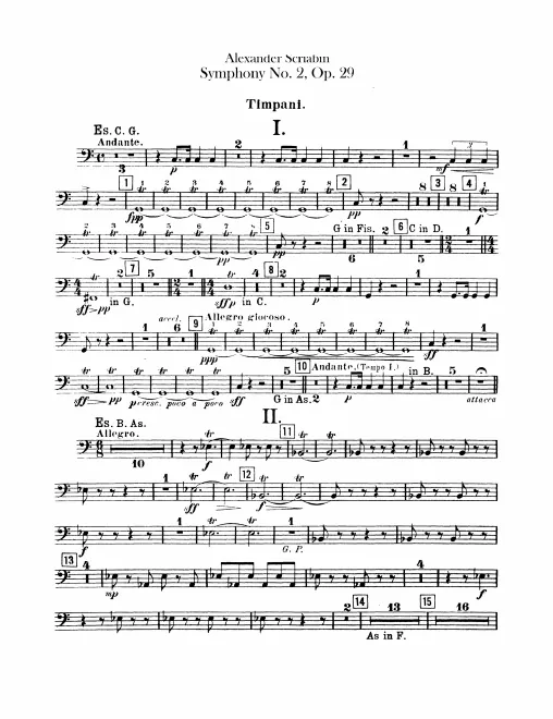Timpani, Tam-Tam