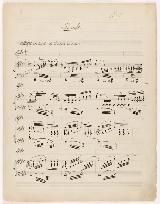 Finale: Allegro. in modo di Pomposo ma Furioso