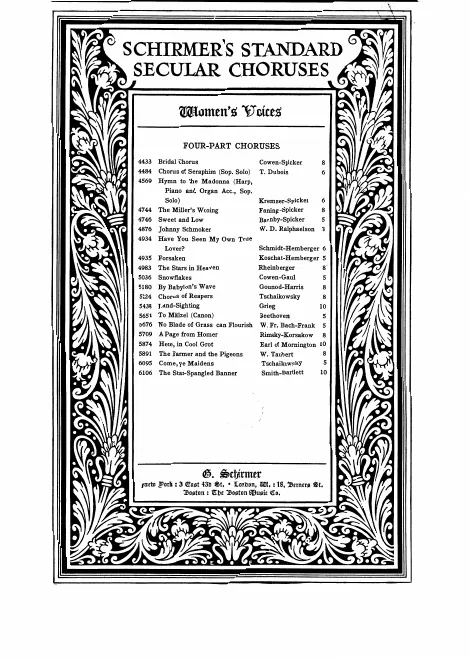 Abridged Score