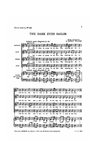 1. The Dark Eyed Sailor