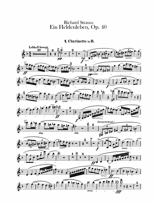 Clarinet 1 (B♭)