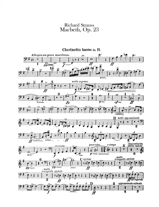 Bass Clarinet (B♭)