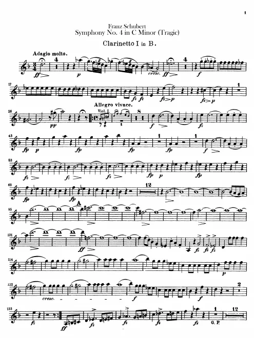 Clarinet 1, 2 (B♭)