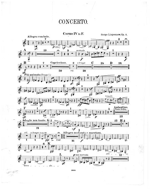Horn 4 in F