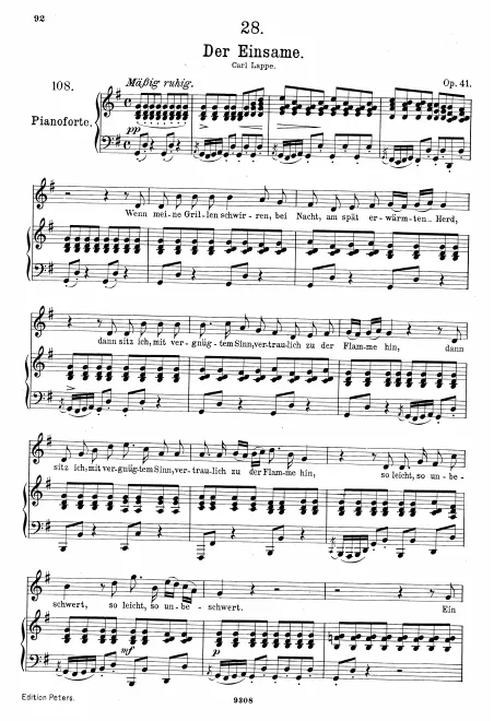 Complete Score (Original / High voice, G major)