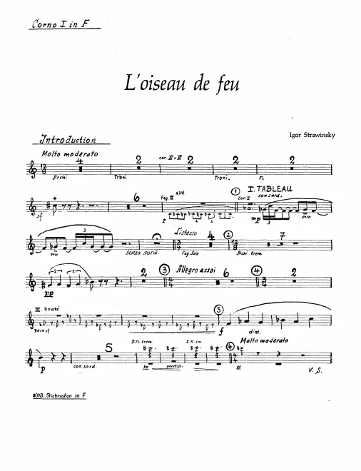 Horn 1 (F)